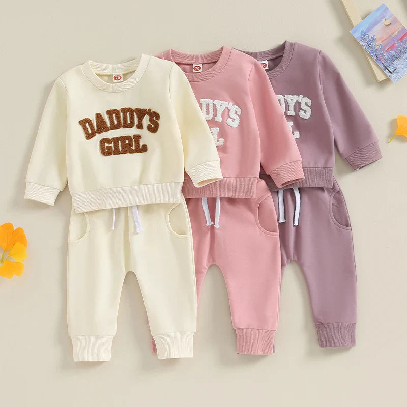 Pants and Sweatshirt Set "Daddy's Girl" Multivariant-0